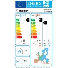 Inventor Κλιματιστικό Inverter Emperor EMPVI-09WFI/EMPVO-09 9000Btu με Wi-Fi (Α+++/Α+++) Inventor Κλιματιστικό Inverter Emperor EMPVI-09WFI/EMPVO-09 9000Btu με Wi-Fi (Α+++/Α+++)